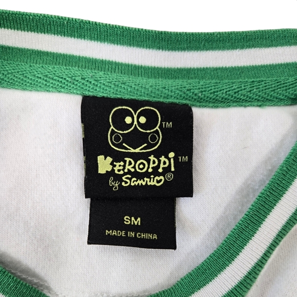Kerropi by Sanrio Green & White Embroidered Crewneck Sweater - Picture 10 of 12